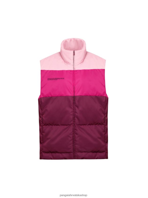 odjeća Pangaia flwrdwn jakna šljiva ljubičasta žene 4VDHN0443