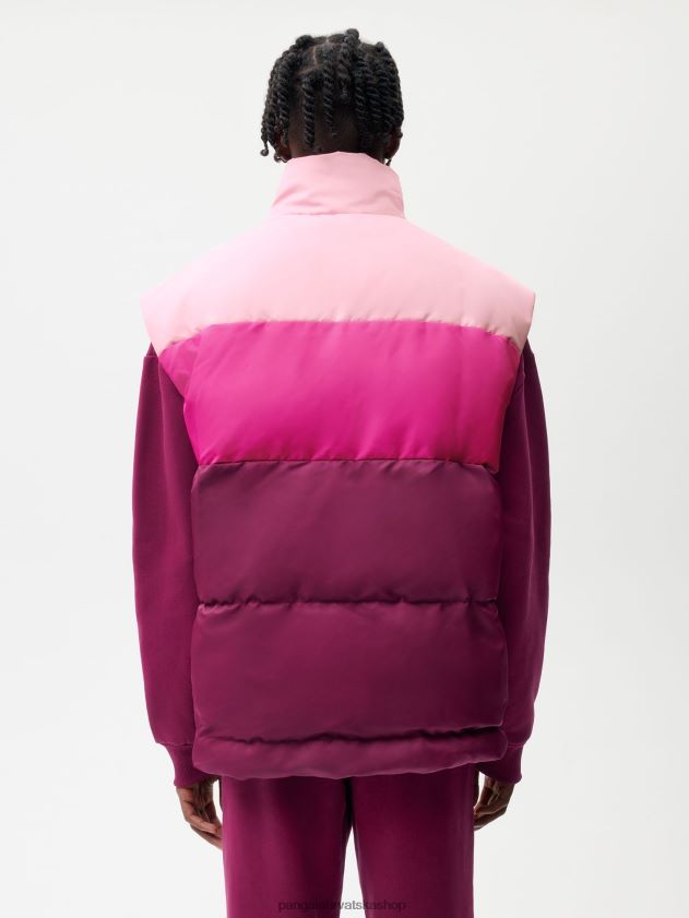 odjeća Pangaia flwrdwn jakna šljiva ljubičasta žene 4VDHN0443