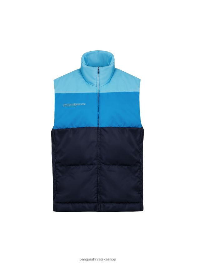 odjeća Pangaia flwrdwn jakna mornarsko plava žene 4VDHN0470