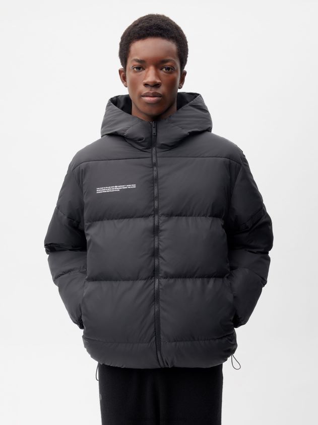 odjeća Pangaia flwrdwn reverzibilna jakna crno žene 4VDHN0462