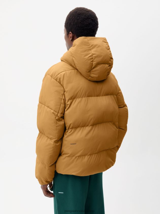 odjeća Pangaia flwrdwn reverzibilna jakna lišće zeleno/bakreno smeđe žene 4VDHN0461