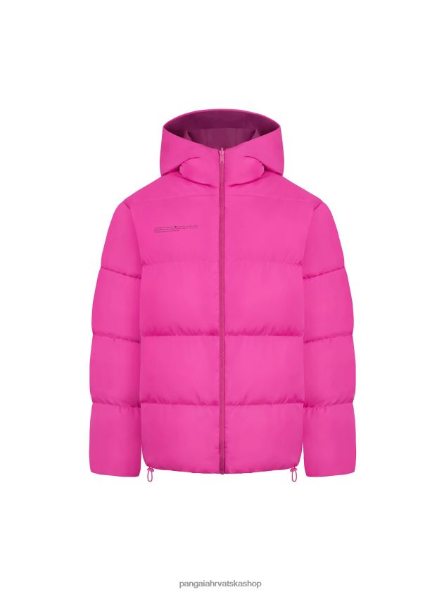 odjeća Pangaia flwrdwn reverzibilna jakna šljiva ljubičasta/lisičarka ružičasta žene 4VDHN0446