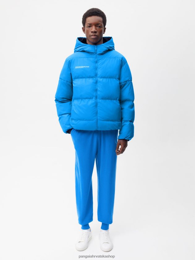 odjeća Pangaia flwrdwn reverzibilna jakna tamnoplava/kobalt plava žene 4VDHN0463