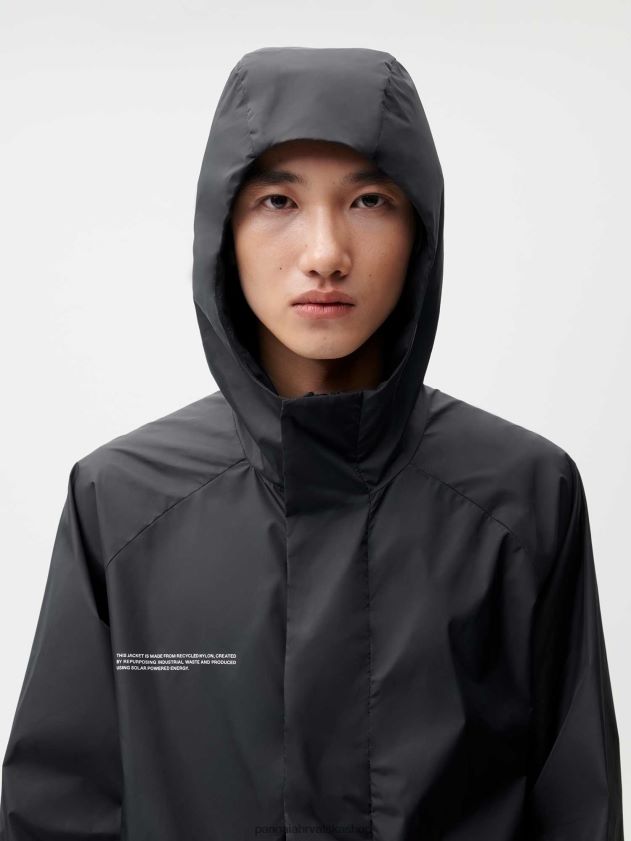 odjeća Pangaia jakna od recikliranog najlona u boji crno žene 4VDHN0454