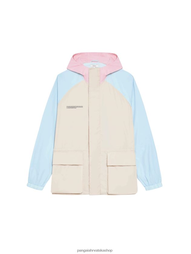 odjeća Pangaia jakna od recikliranog najlona u boji pijesak žene 4VDHN0474