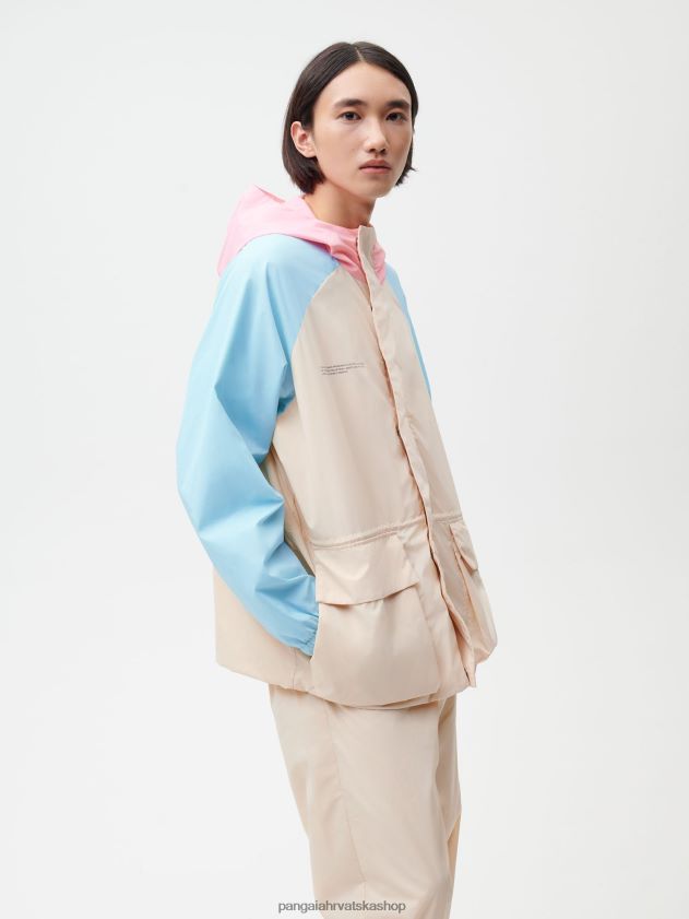 odjeća Pangaia jakna od recikliranog najlona u boji pijesak žene 4VDHN0474