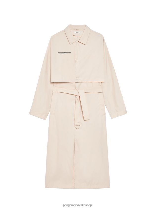 odjeća Pangaia kaput od recikliranog najlona pijesak žene 4VDHN0477