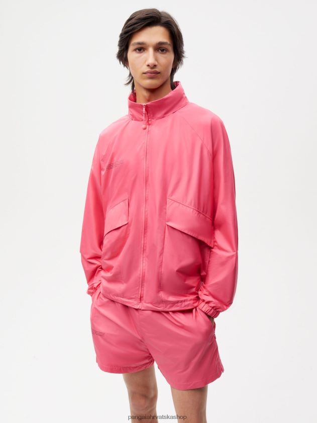 odjeća Pangaia najlonska jakna poboljšane degradacije lotos ružičasta žene 4VDHN0489