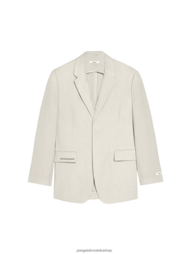 odjeća Pangaia sako krojen od aloe lana vapnenac žene 4VDHN0484