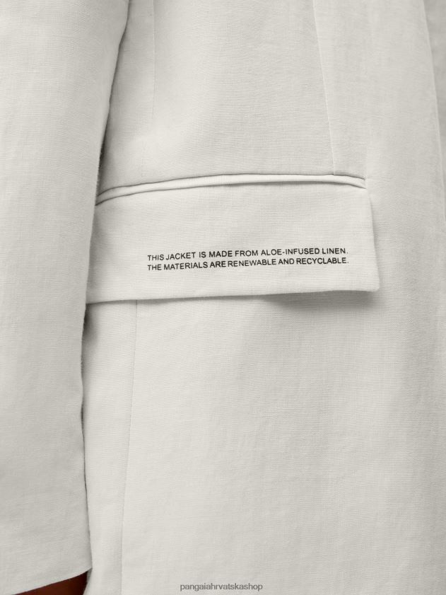 odjeća Pangaia sako krojen od aloe lana vapnenac žene 4VDHN0484