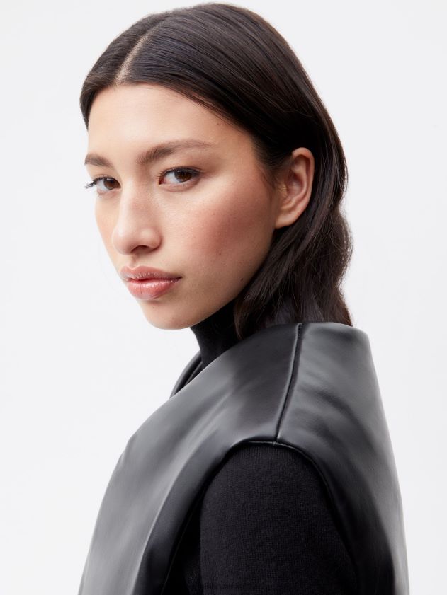 odjeća Pangaia zračni pojas crno žene 4VDHN0442