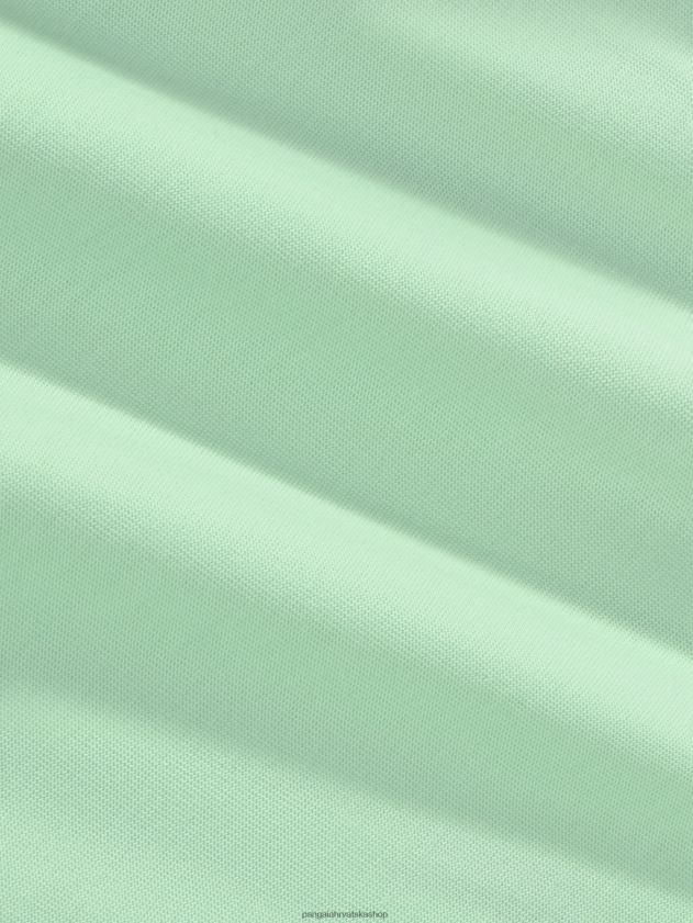 odjeća Pangaia pidžama košulja od organskog pamuka laguna zelena žene 4VDHN0430