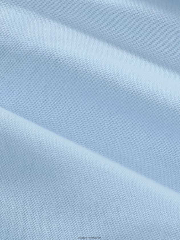 odjeća Pangaia pidžama košulja od organskog pamuka mjesečev kamen plavi žene 4VDHN0437