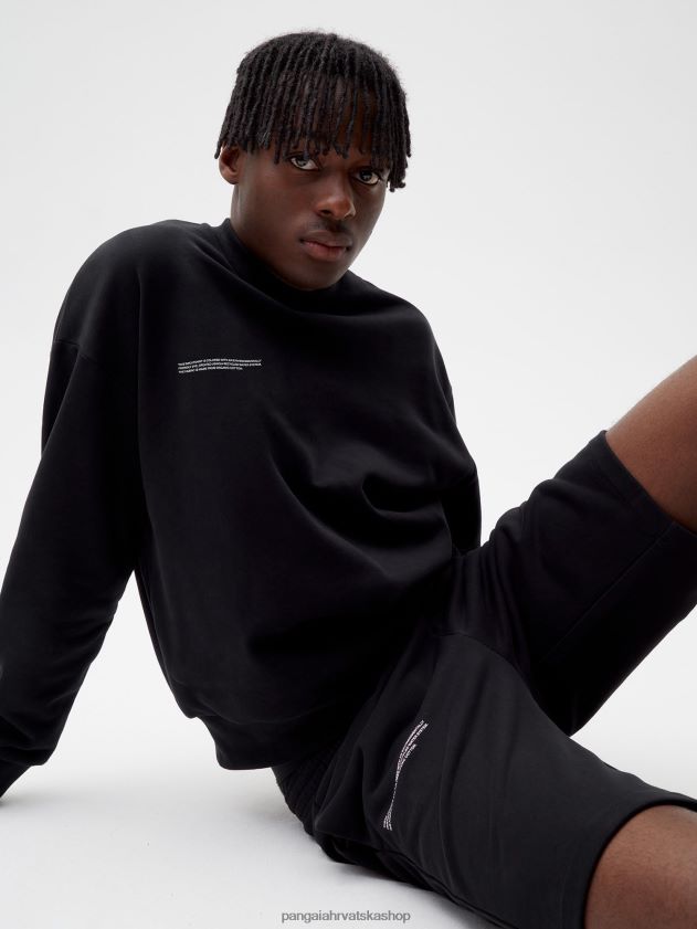 odjeća Pangaia 365 duge kratke hlače crno žene 4VDHN0238