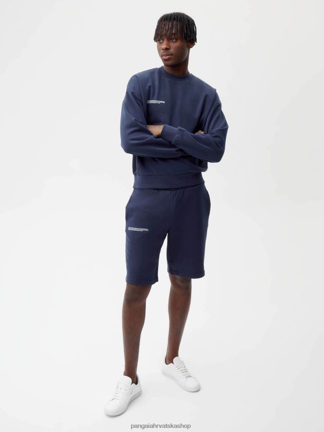 odjeća Pangaia 365 duge kratke hlače mornarsko plava žene 4VDHN0249