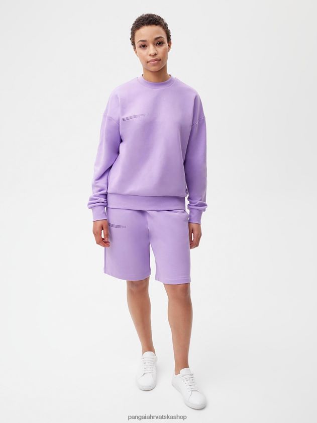 odjeća Pangaia 365 duge kratke hlače orhideja ljubičasta žene 4VDHN0259