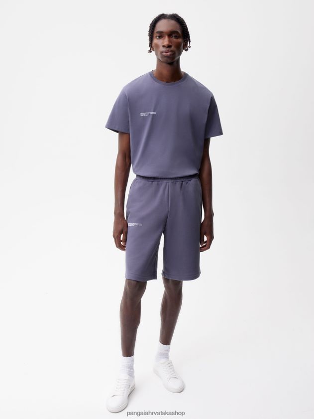 odjeća Pangaia 365 duge kratke hlače plavi škriljevac žene 4VDHN0257