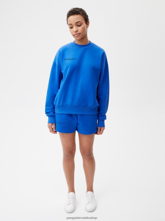 odjeća Pangaia 365 kratke hlače kobalt plava žene 4VDHN0250