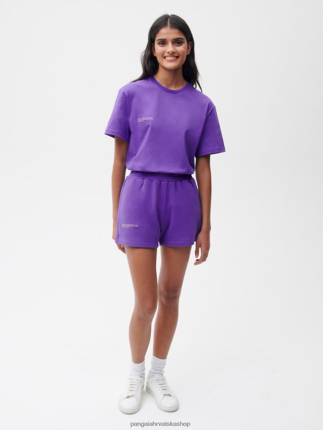 odjeća Pangaia 365 kratke hlače pasiflora ljubičasta žene 4VDHN0262
