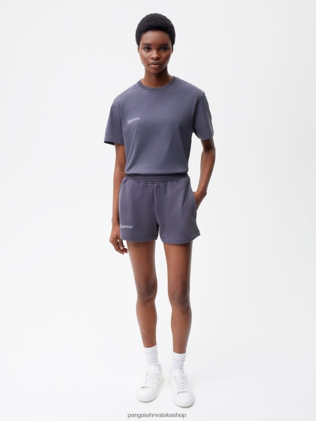 odjeća Pangaia 365 kratke hlače plavi škriljevac žene 4VDHN0251