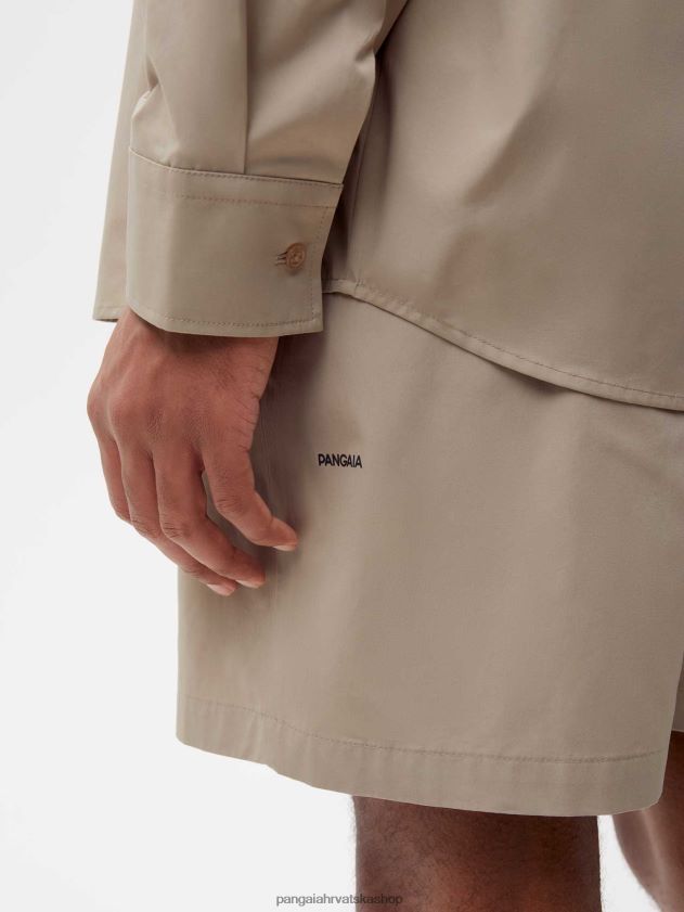 odjeća Pangaia elastične kratke hlače od organskog pamuka tupe žene 4VDHN0235