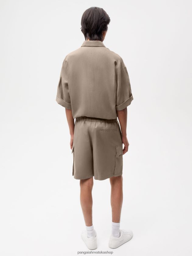 odjeća Pangaia kargo hlače od mješavine organskog pamuka gljiva žene 4VDHN0233