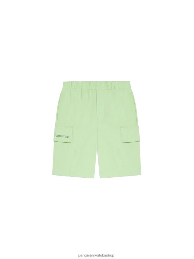 odjeća Pangaia kargo hlače od mješavine organskog pamuka pistacija žene 4VDHN0268