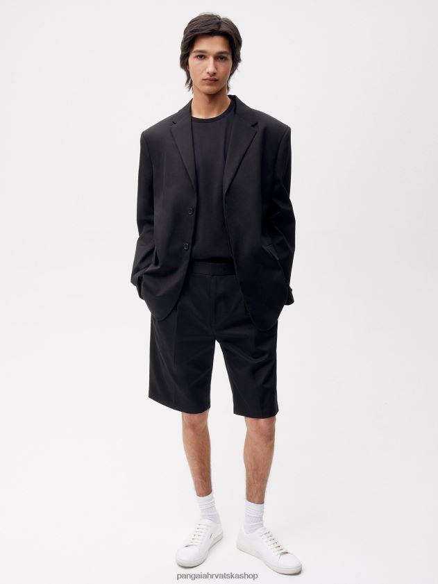 odjeća Pangaia kratke hlače krojene od organskog pamuka crno žene 4VDHN0263