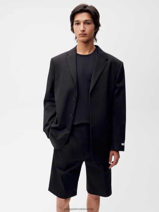 odjeća Pangaia kratke hlače krojene od organskog pamuka crno žene 4VDHN0263