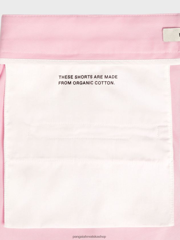 odjeća Pangaia kratke hlače krojene od organskog pamuka sakura ružičasta žene 4VDHN0234