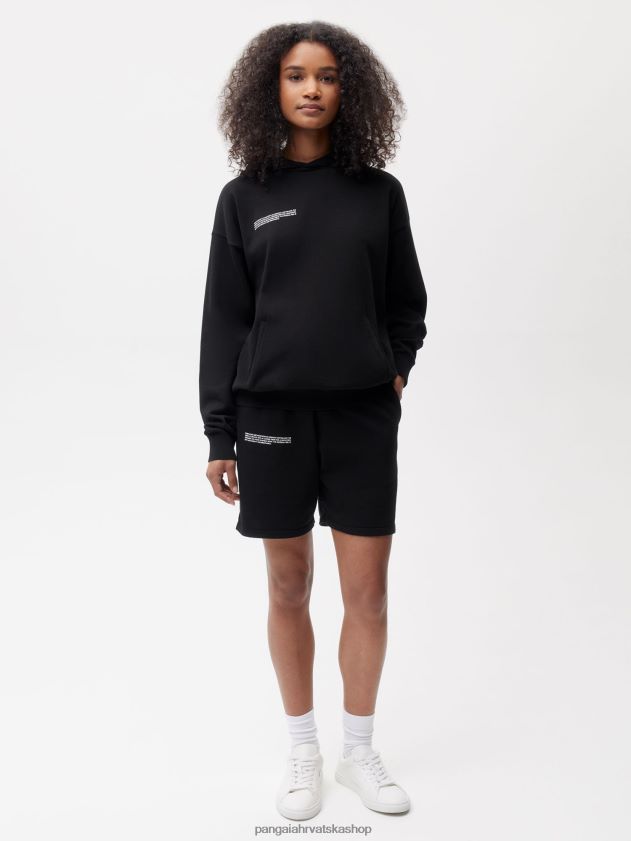 odjeća Pangaia kratke hlače od organskog pamuka crno žene 4VDHN0226