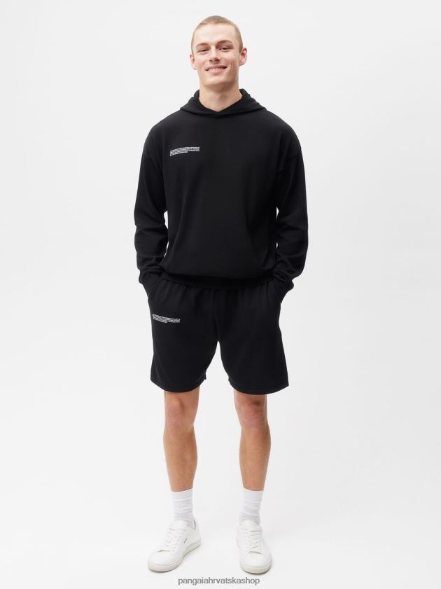 odjeća Pangaia kratke hlače od organskog pamuka crno žene 4VDHN0226