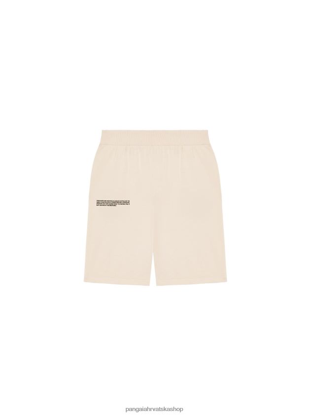 odjeća Pangaia kratke hlače od organskog pamuka pijesak žene 4VDHN0269