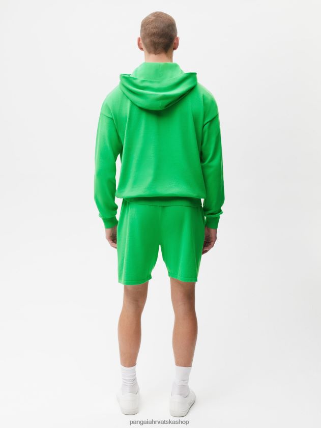 odjeća Pangaia kratke hlače od organskog pamuka zelena od žada žene 4VDHN0272