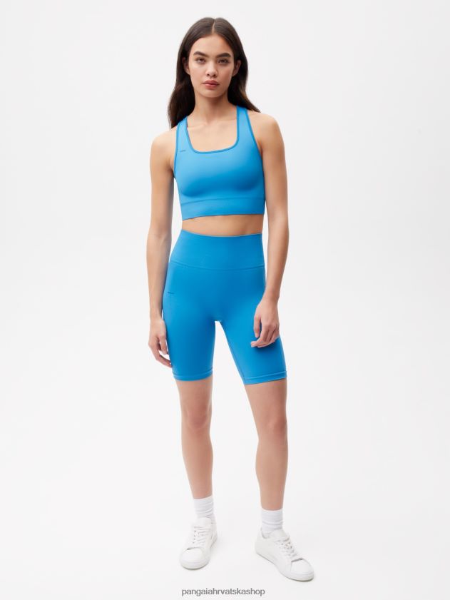 odjeća Pangaia kratke hlače za kretanje cerulean blue žene 4VDHN0287