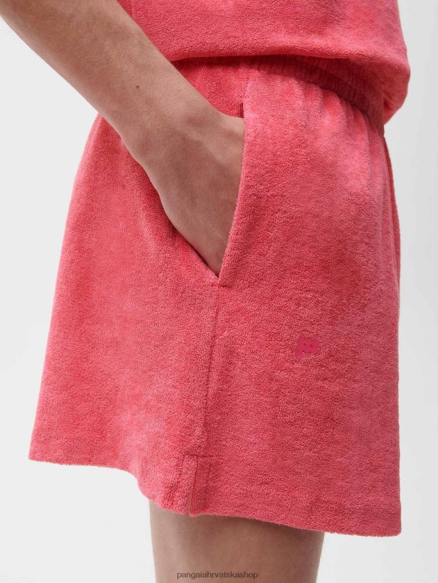 odjeća Pangaia kratke hlače za ručnike lotos ružičasta žene 4VDHN0244