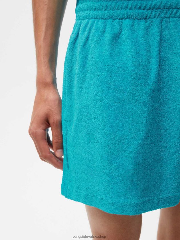 odjeća Pangaia kratke hlače za ručnike paunovo plavetnilo žene 4VDHN0288