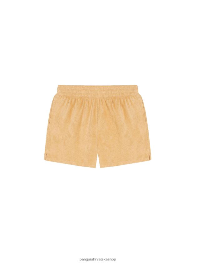odjeća Pangaia kratke hlače za ručnike tamni pijesak žene 4VDHN0282