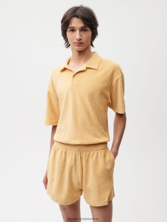 odjeća Pangaia kratke hlače za ručnike tamni pijesak žene 4VDHN0282