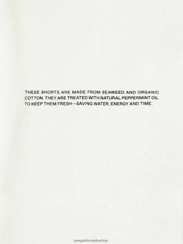 odjeća Pangaia kratke pidžame od organskog pamuka s c-vlaknom prljavo bijela žene 4VDHN0236