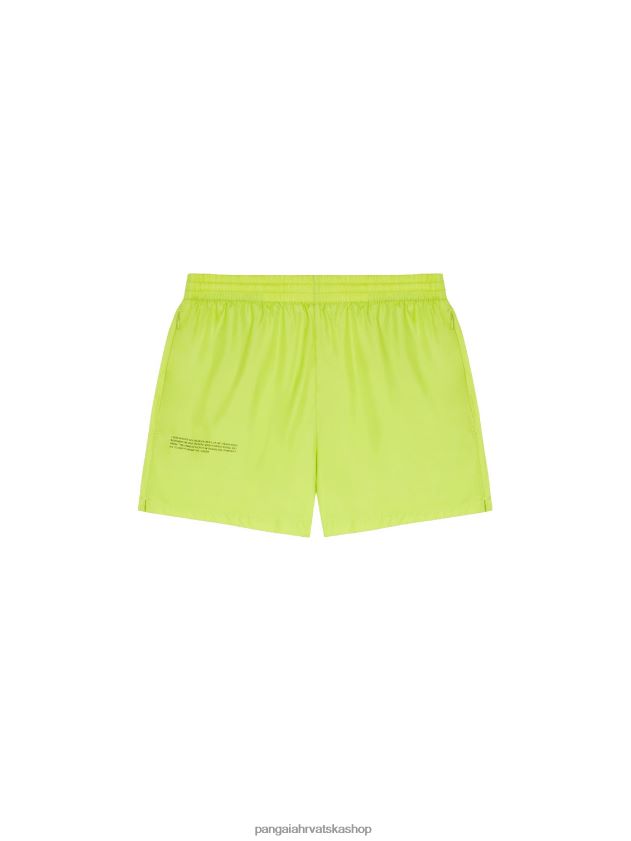 odjeća Pangaia najlonske kratke hlače poboljšane degradacije limeta zelena žene 4VDHN0271