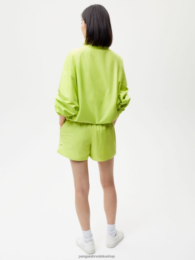 odjeća Pangaia najlonske kratke hlače poboljšane degradacije limeta zelena žene 4VDHN0271