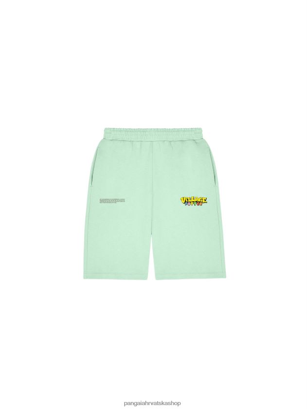 odjeća Pangaia x roberto lugo 365 duge kratke hlače laguna plava žene 4VDHN0279