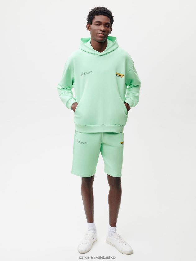 odjeća Pangaia x roberto lugo 365 duge kratke hlače laguna plava žene 4VDHN0279