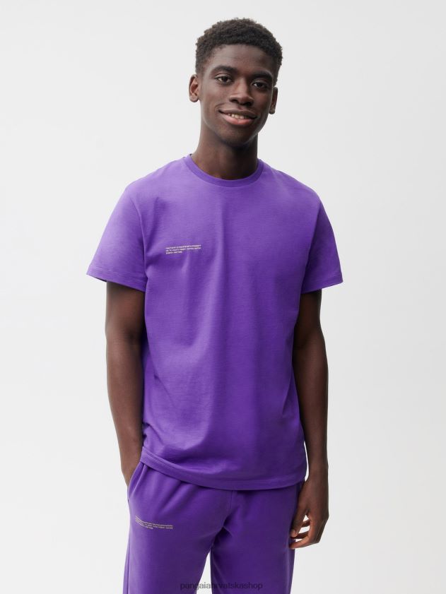 odjeća Pangaia 365 majica pasiflora ljubičasta žene 4VDHN0155