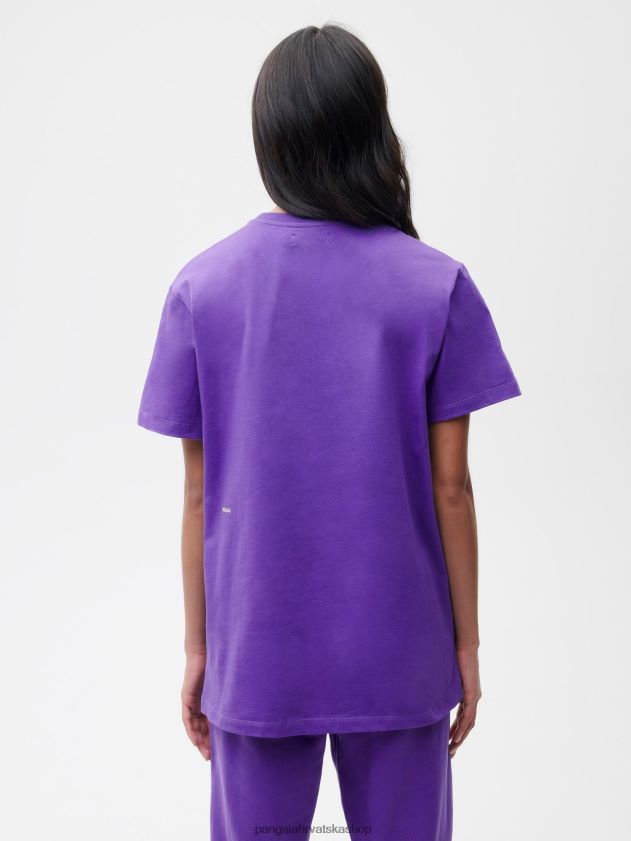 odjeća Pangaia 365 majica pasiflora ljubičasta žene 4VDHN0155