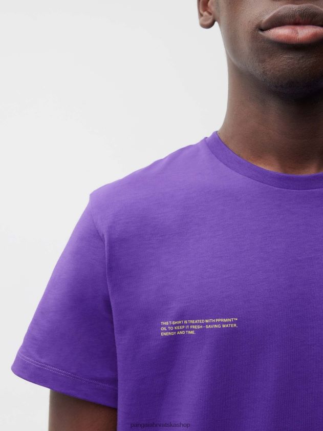 odjeća Pangaia 365 majica pasiflora ljubičasta žene 4VDHN0155