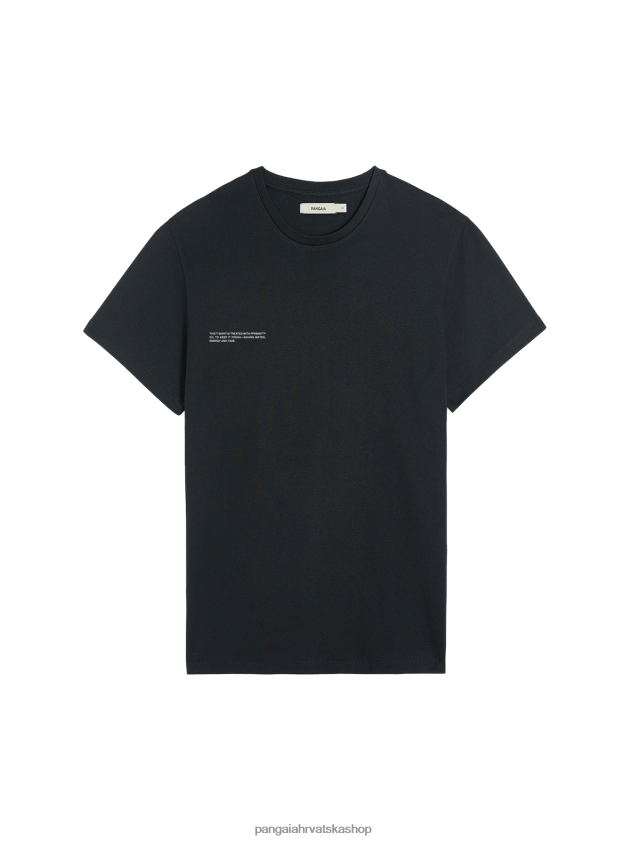 odjeća Pangaia jezgra majice od organskog pamuka crno žene 4VDHN0135