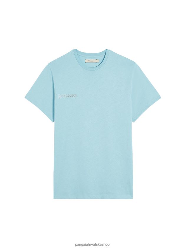 odjeća Pangaia jezgra majice od organskog pamuka nebesko plavo žene 4VDHN0175