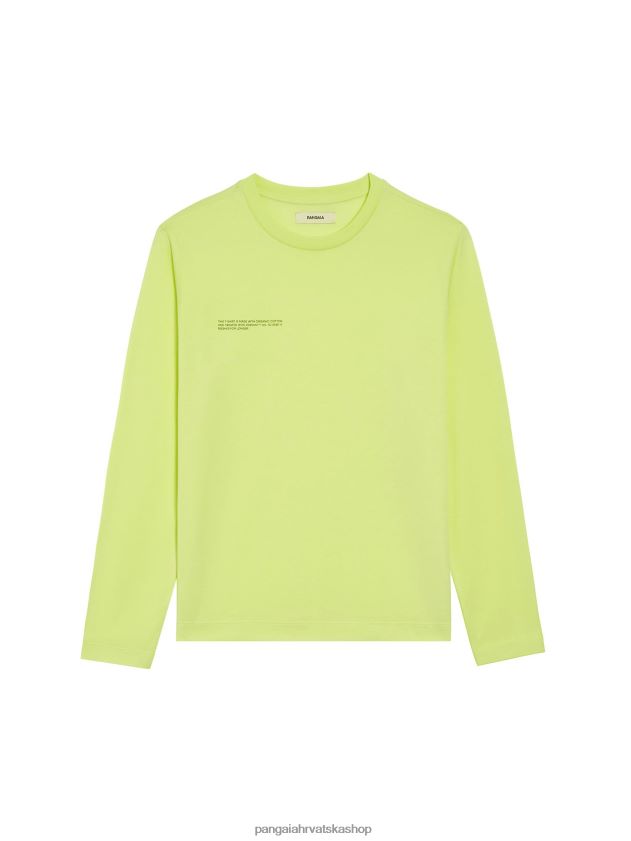 odjeća Pangaia lagana majica od organskog pamuka ande zelene žene 4VDHN0198